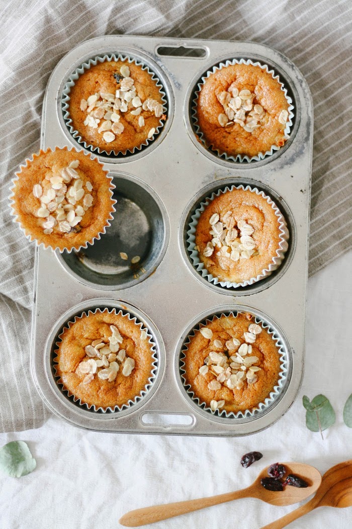 Muffins à la banane &amp; aux cranberries - Ophelie&amp;#39;s Kitchen Book