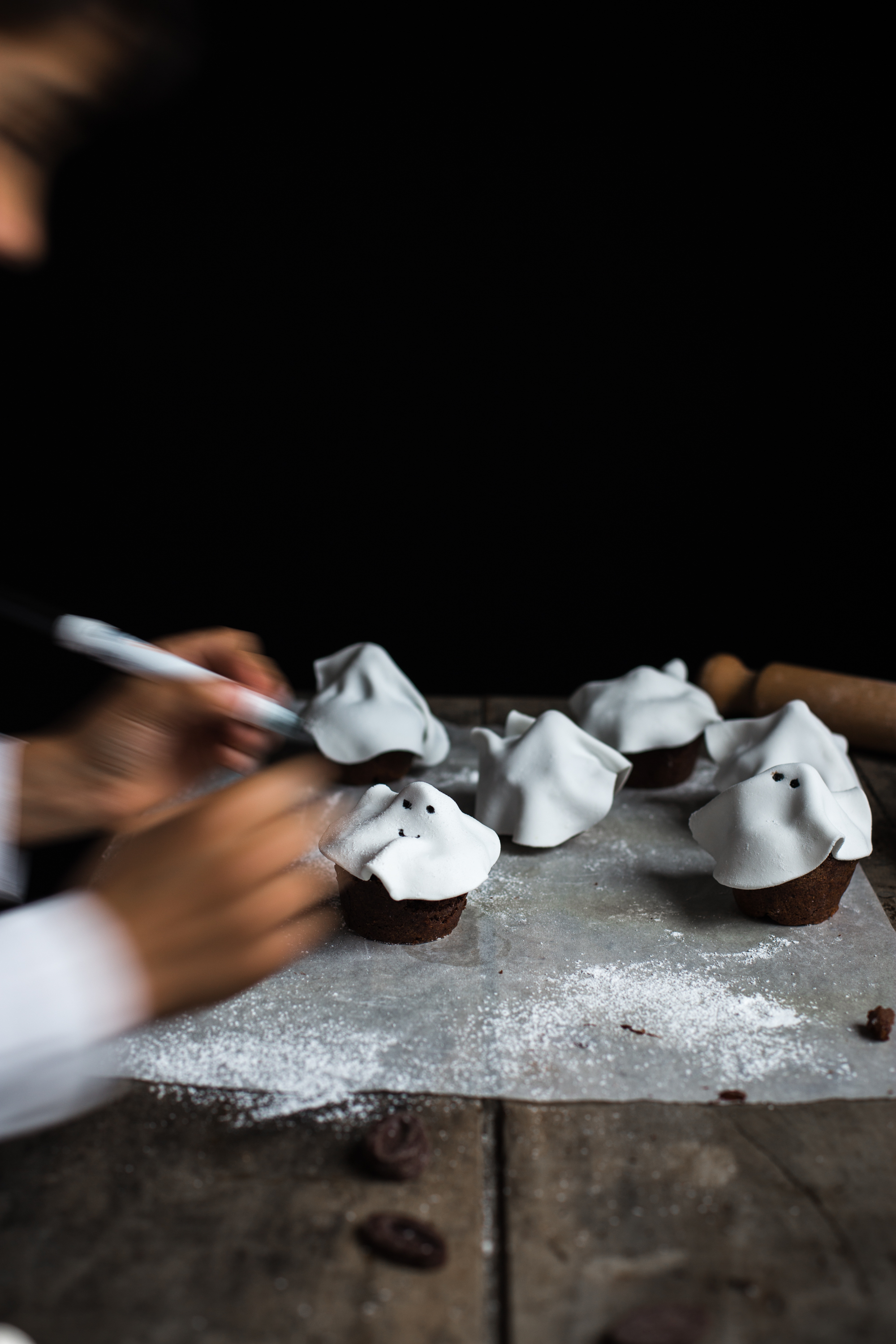 Muffins fantôme tout chocolat - Ophelie Lauret - Ophelie's Kitchen Book-14