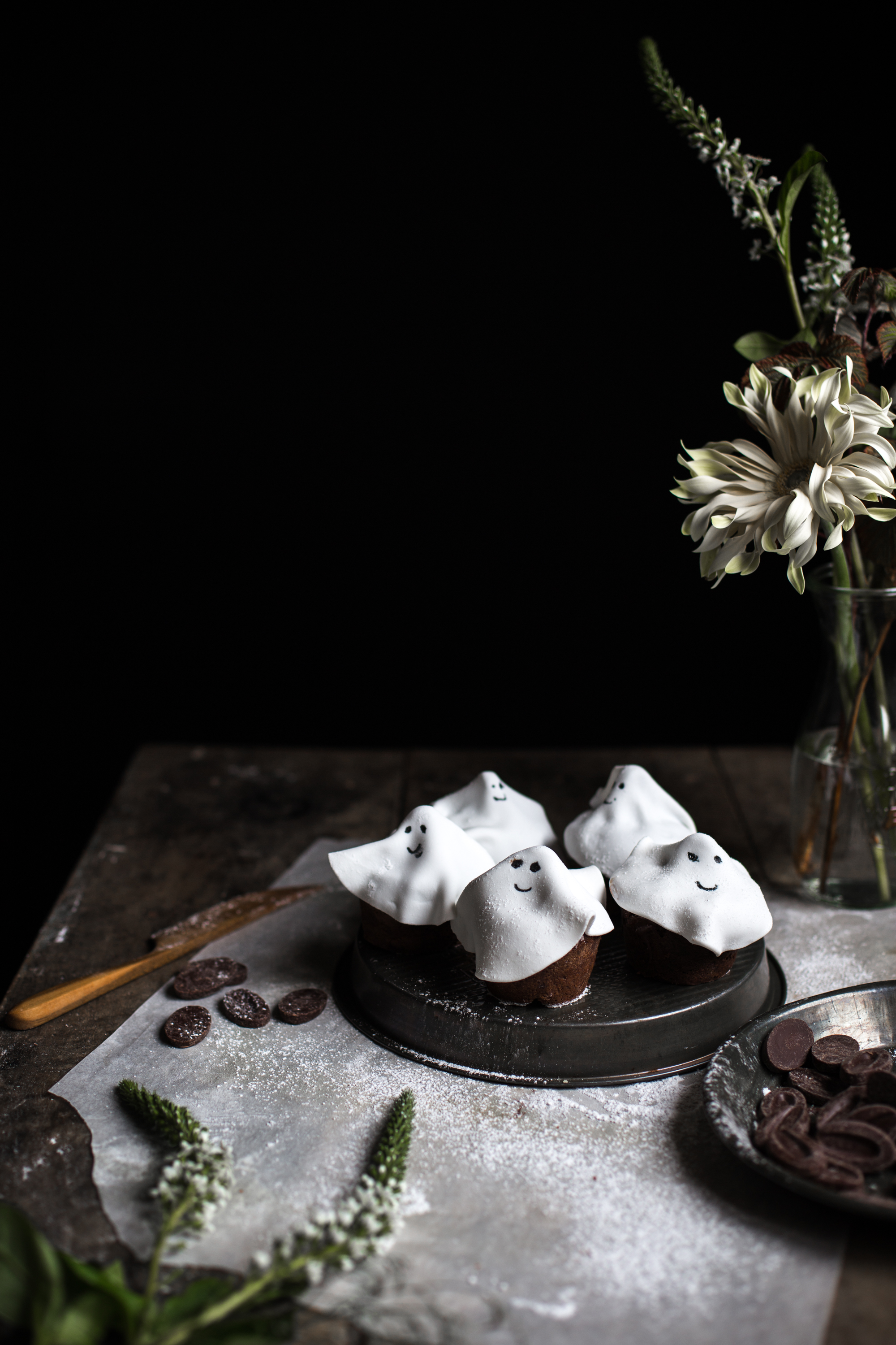 Muffins fantôme tout chocolat - Ophelie Lauret - Ophelie's Kitchen Book-19