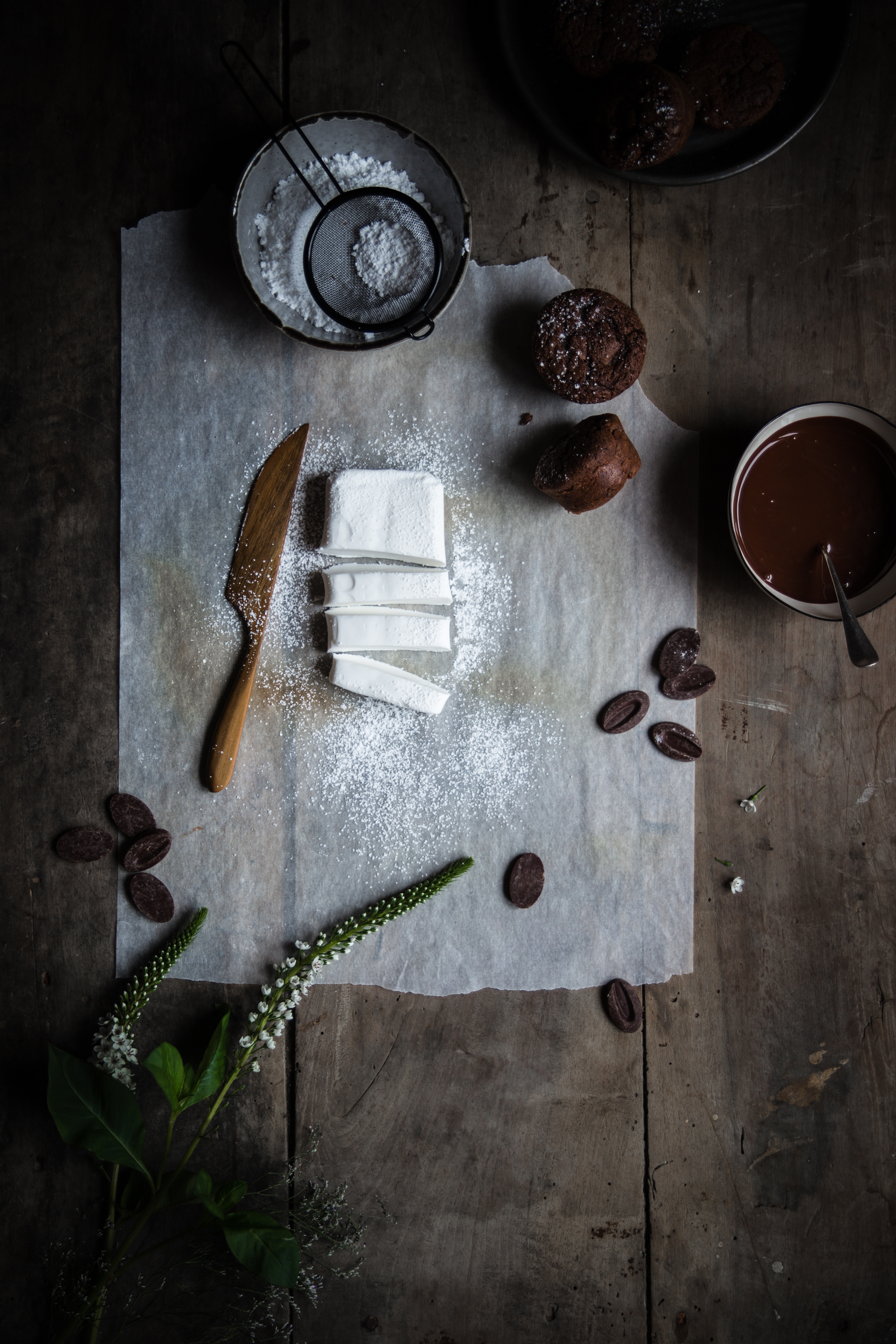 Muffins fantôme tout chocolat - Ophelie Lauret - Ophelie's Kitchen Book-3