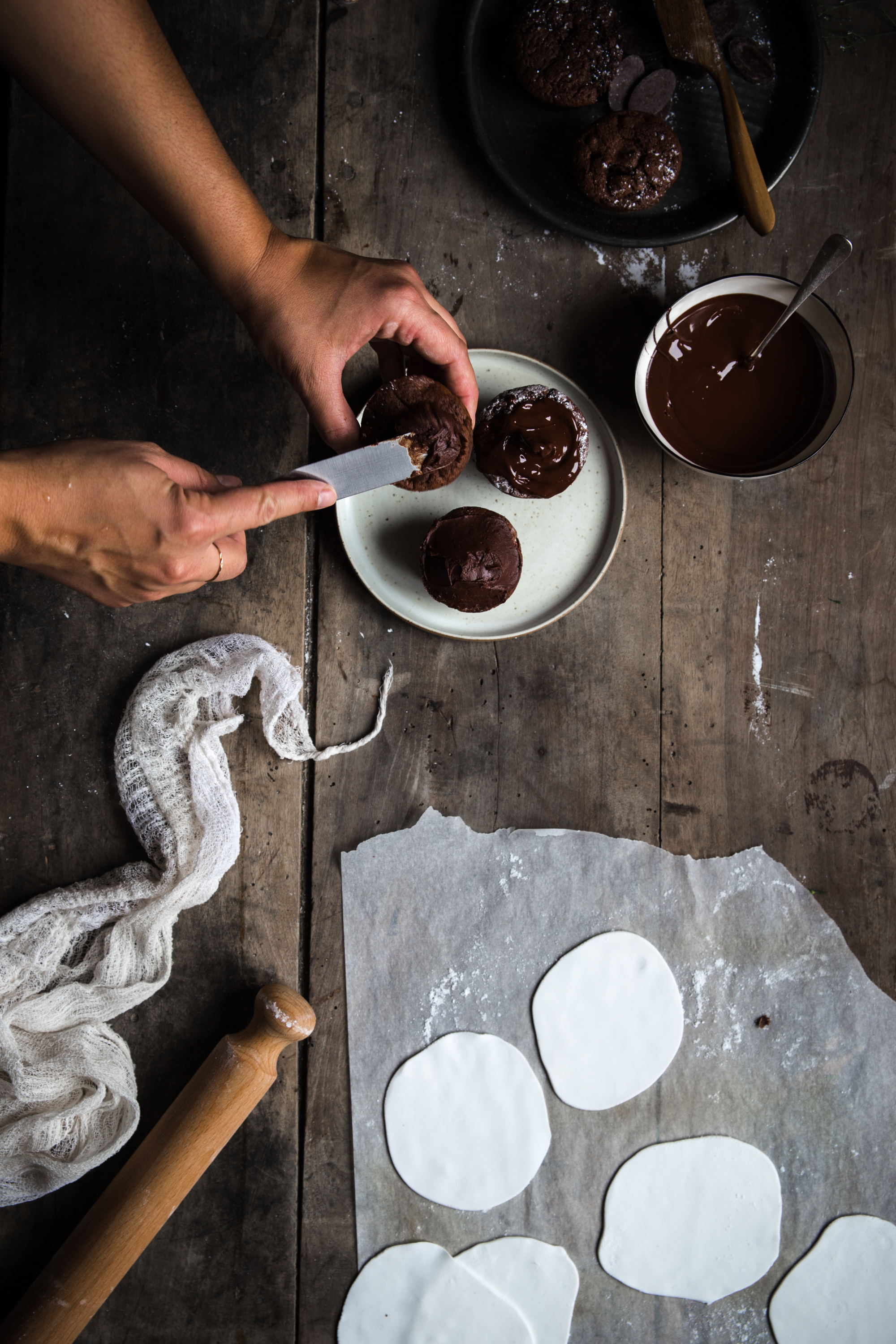 Muffins fantôme tout chocolat - Ophelie Lauret - Ophelie's Kitchen Book-8