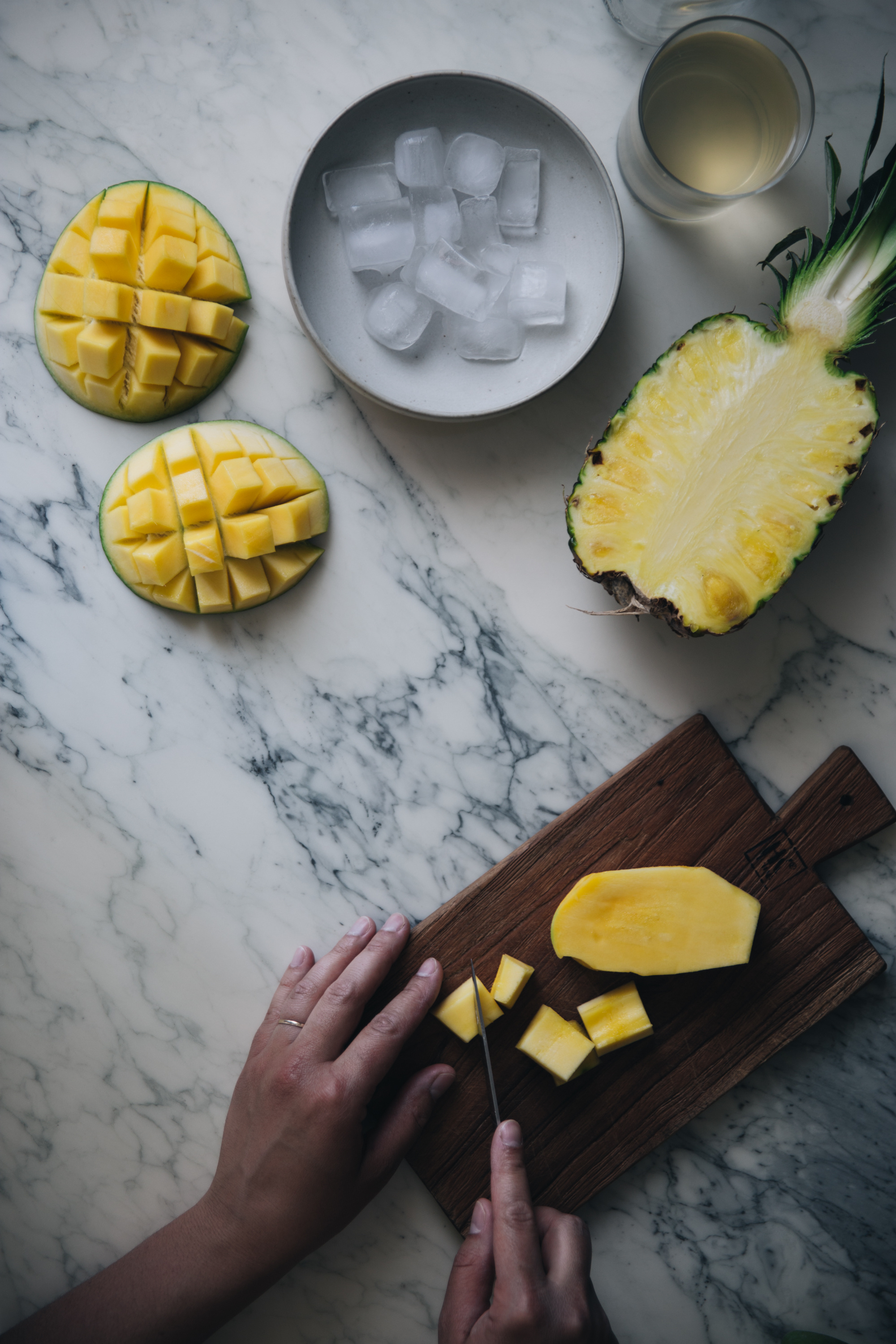 Smoothie ananas mangue eau de coco - Ophelie's Kitchen Book-4