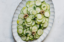 salade de courgettes crues