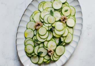 salade de courgettes crues